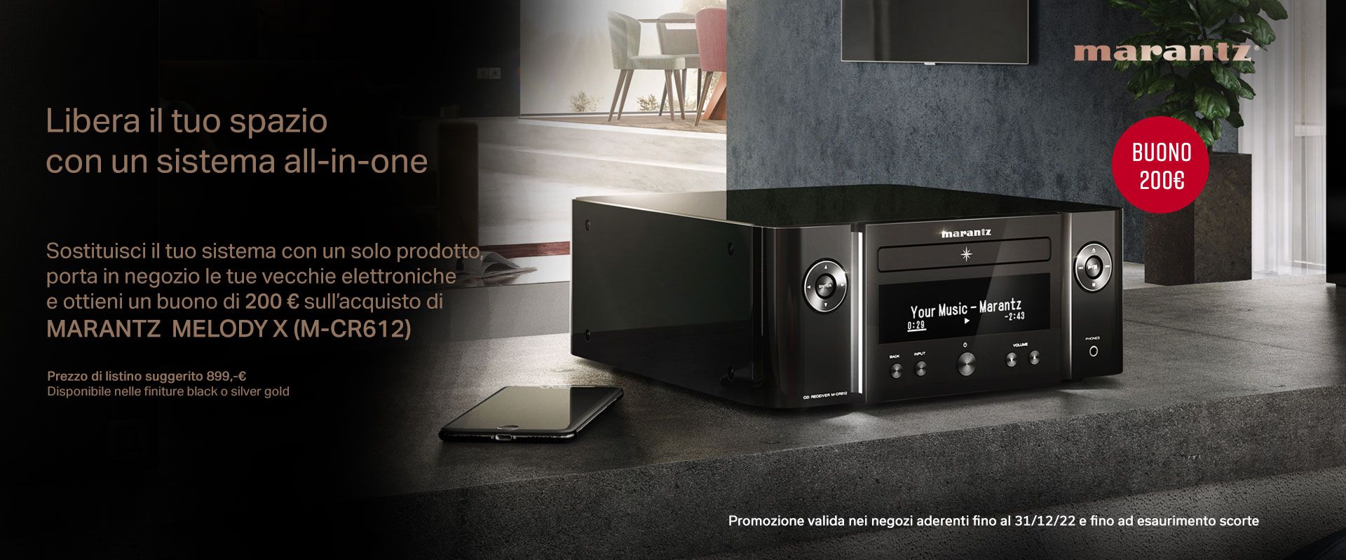 Marantz Melody sistema all-in-one 